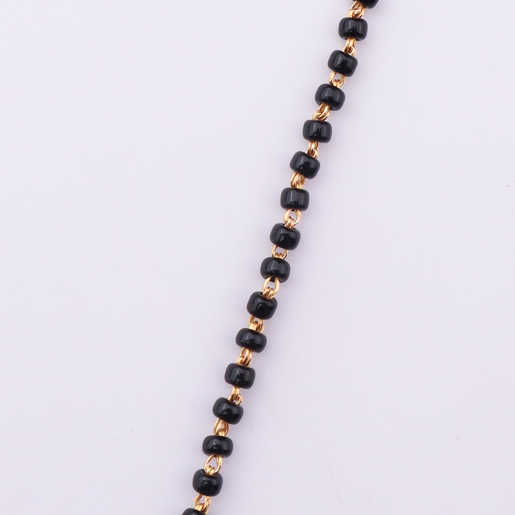 Half & Half : Pearl Drop Mangalsutra | 22K Gold Plated