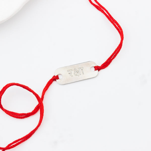 Silver Raksha (रक्षा) Rakhi