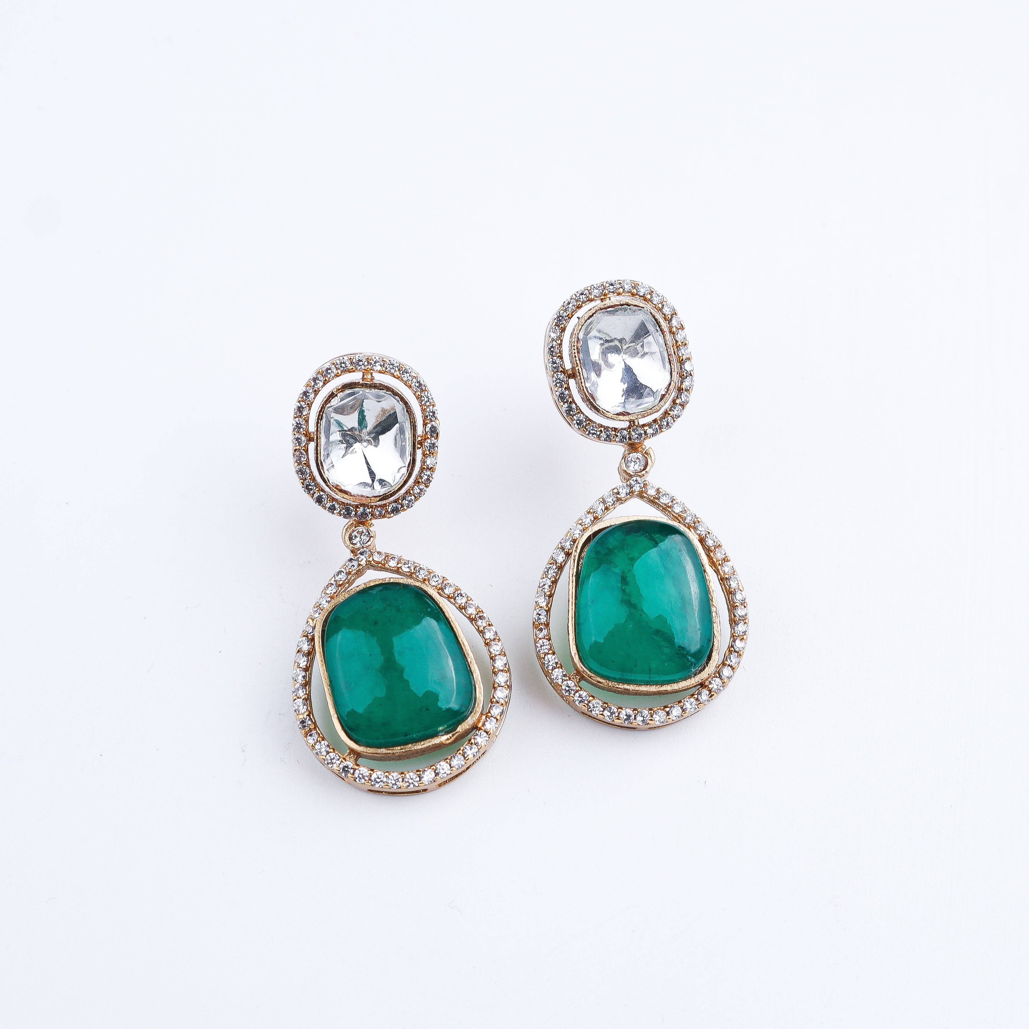 Flat-lay of 22K Gold-Plated Fashion Set with complementary gold-plated jewelry and elegant festive accessories