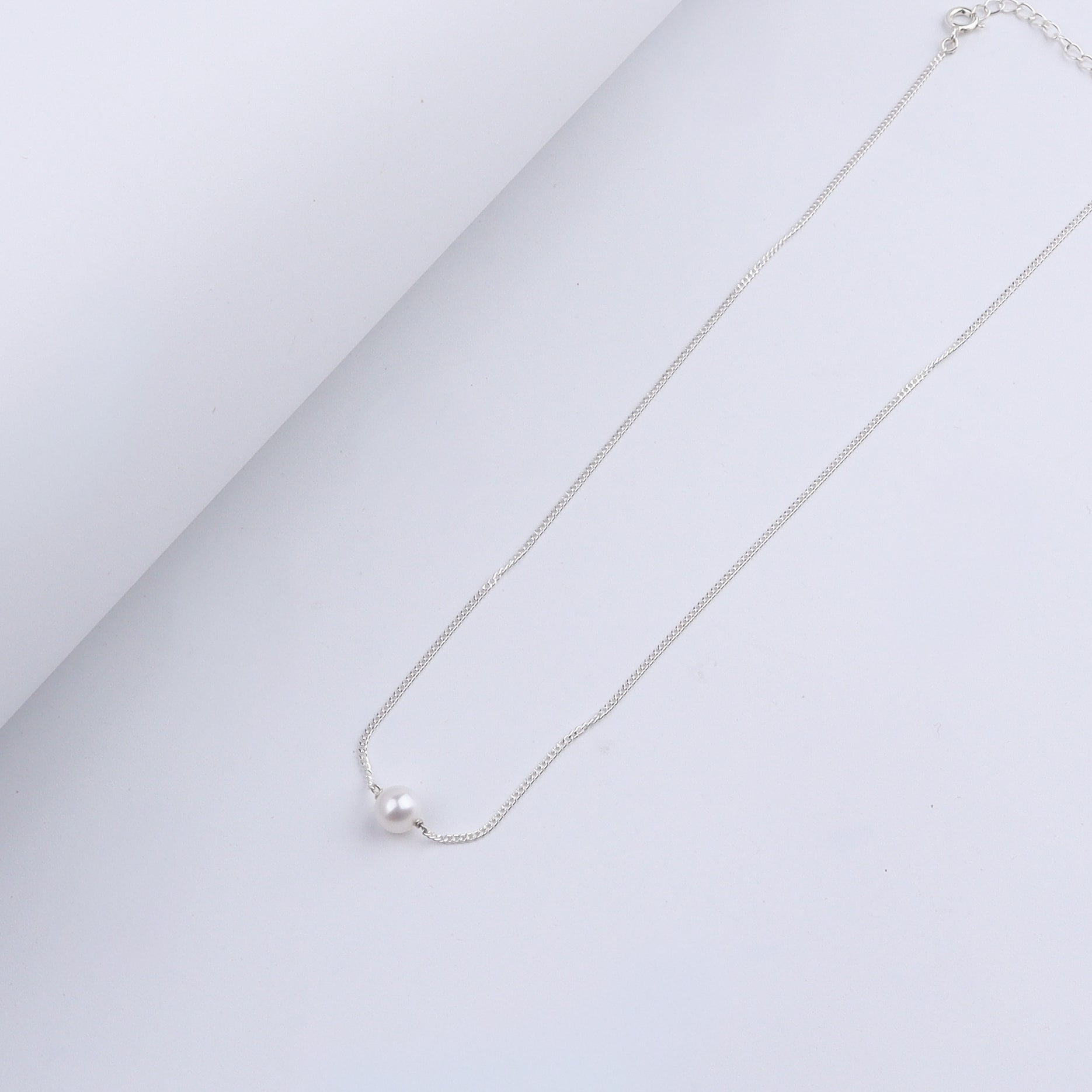 Classic Single Pearl Necklace - 8 mm freshwater pearl