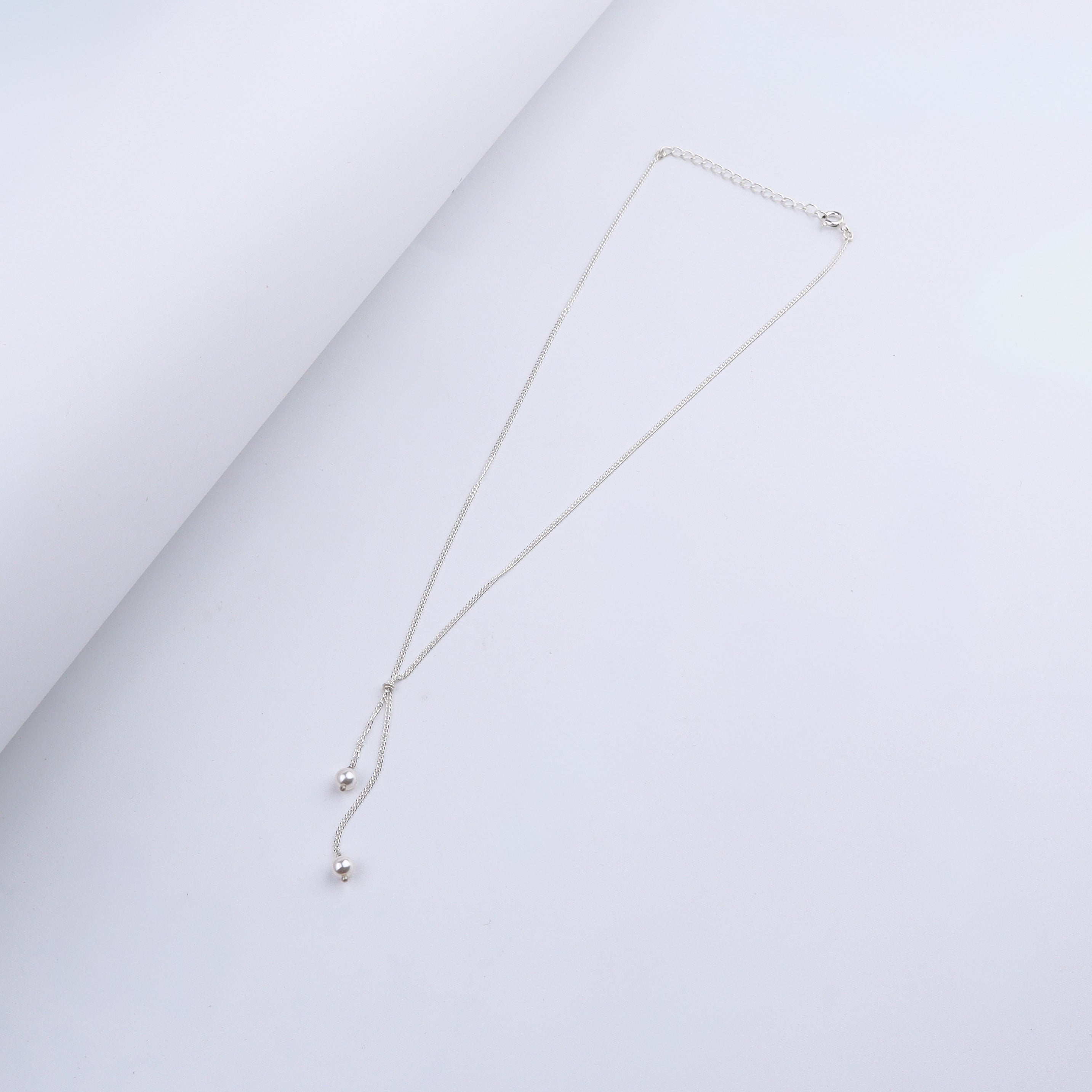 Dainty Dangling Pearl Necklace