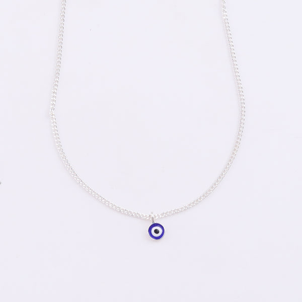 Sliver Evil Eye Necklace