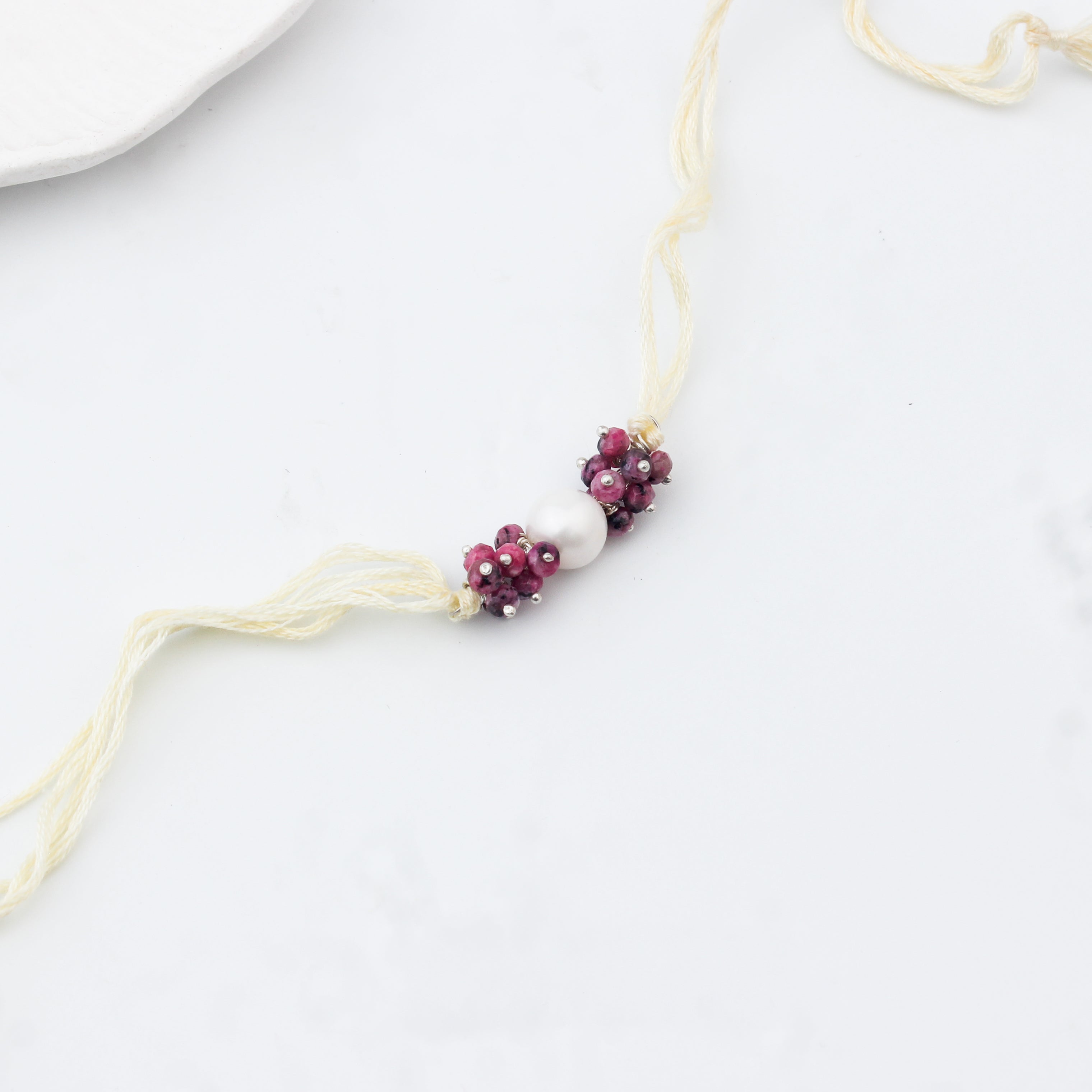 Handmade Garnet Rakhi