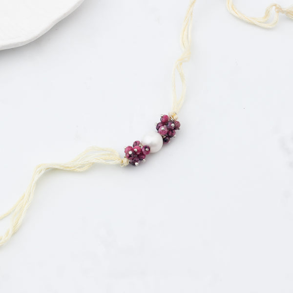 Handmade Garnet Rakhi