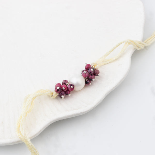 Handmade Garnet Rakhi