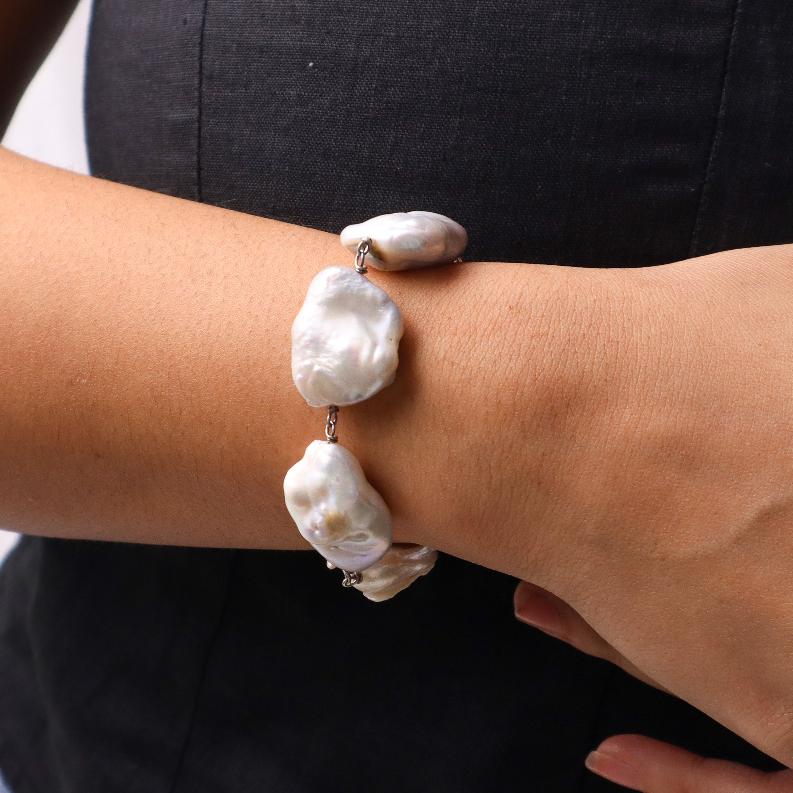Boroque Pearl Bracelet