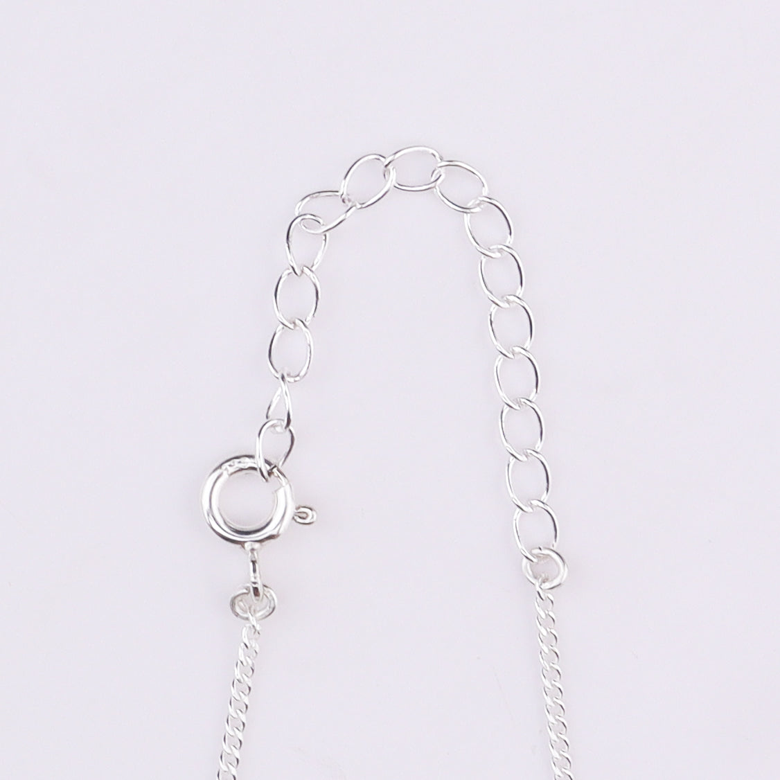 Silver Solitaire Pendant