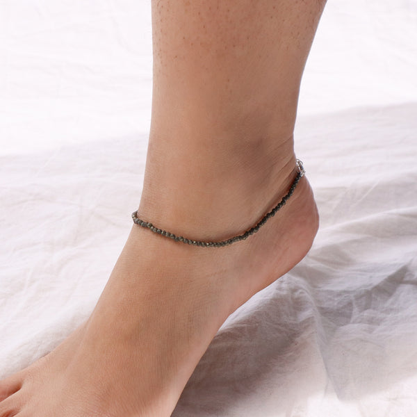 Plain Pyrite Anklet
