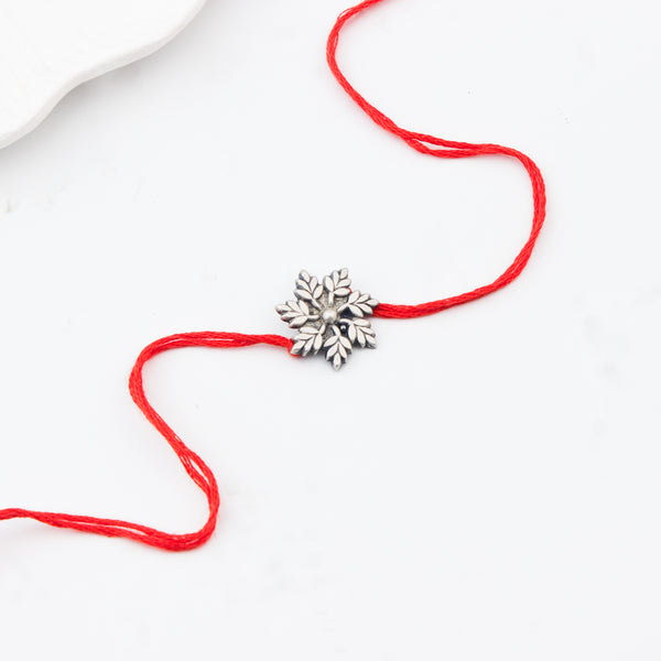 Handcrafted Silver Rakhi/Pendant