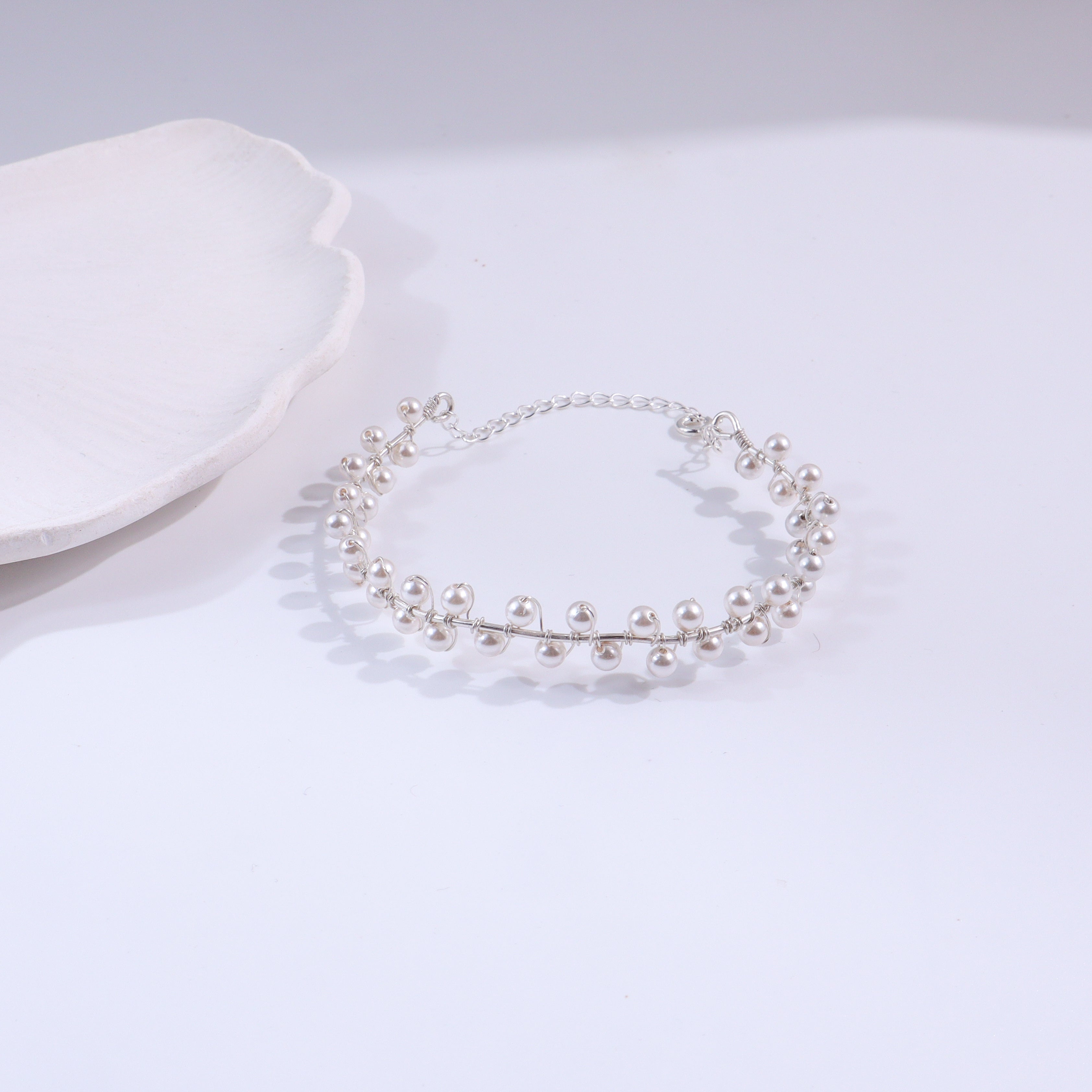 Twisted Pearl Bracelet | 92.5 Sterling Silver