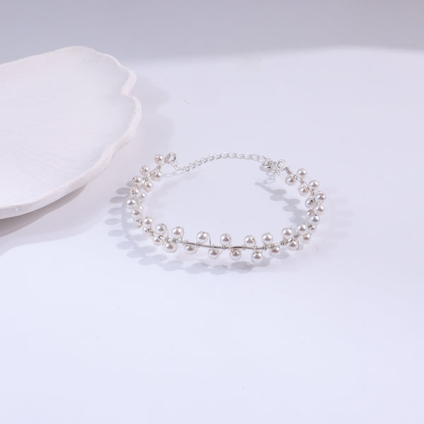 Twisted Pearl Bracelet | 92.5 Sterling Silver