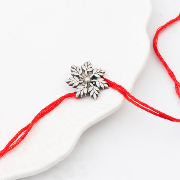 Handcrafted Silver Rakhi/Pendant