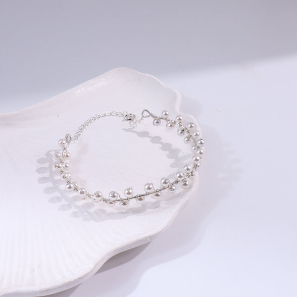 Twisted Pearl Bracelet | 92.5 Sterling Silver