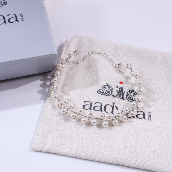 Twisted Pearl Bracelet | 92.5 Sterling Silver