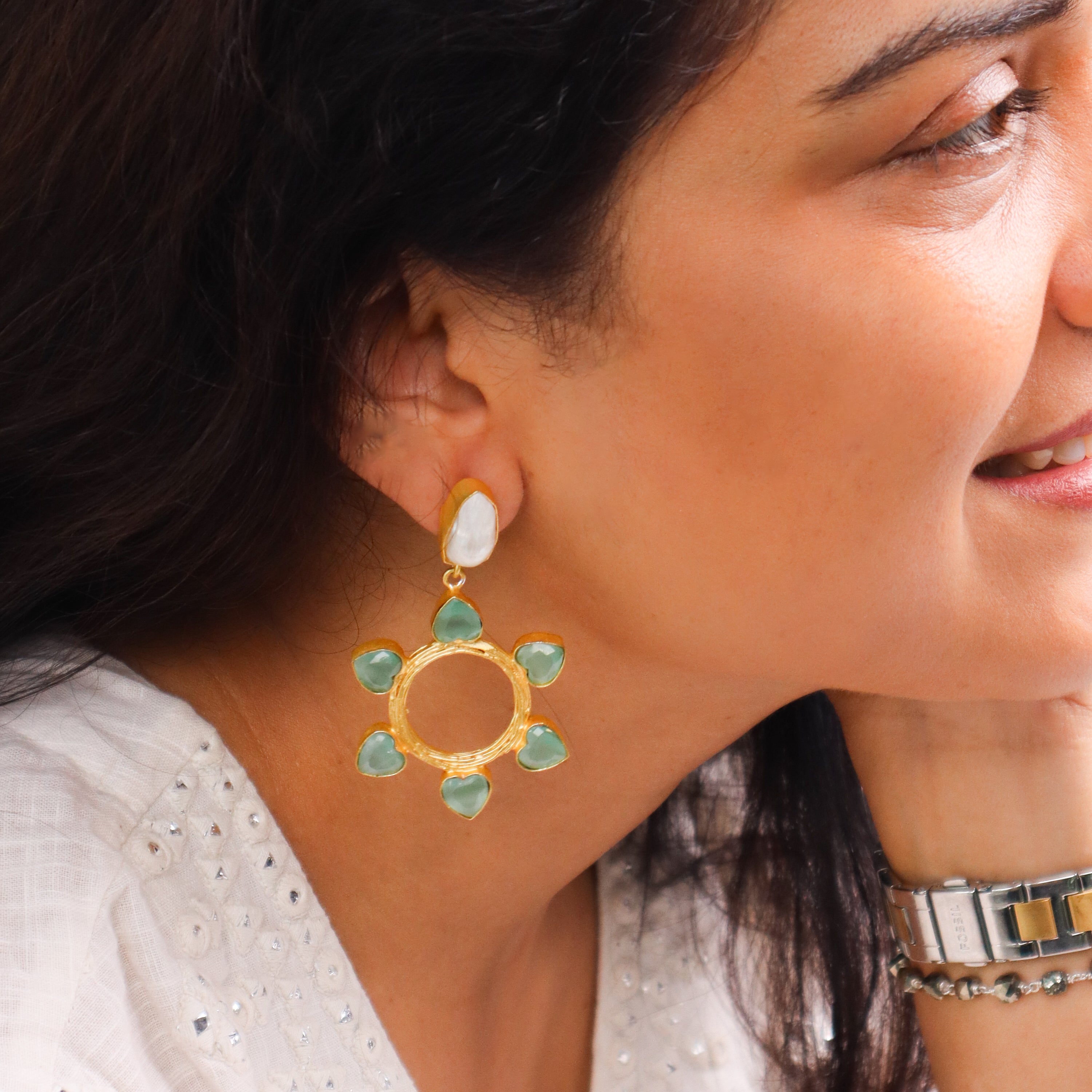 22K Gold Plated Fashion Earring