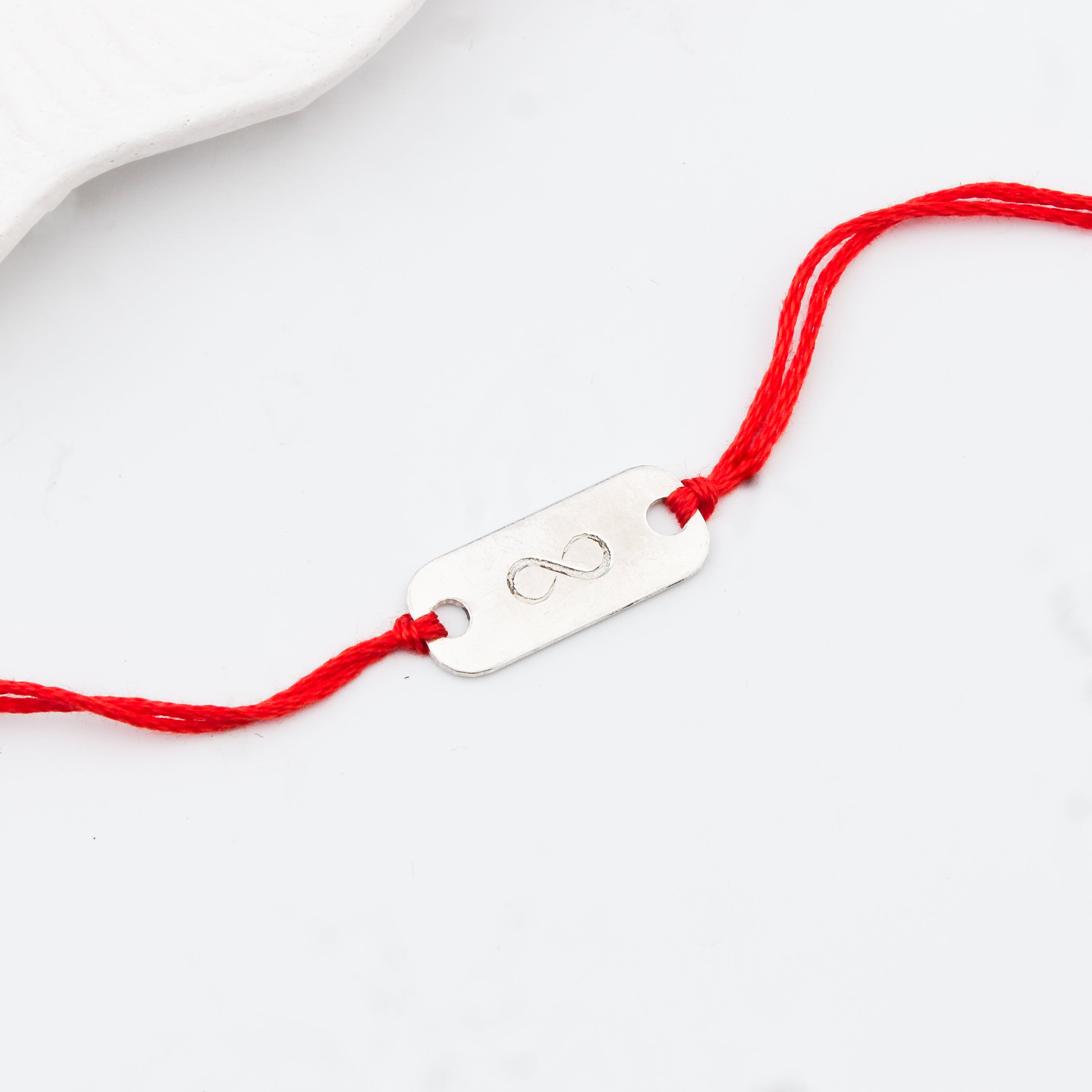 Silver Infinity Rakhi