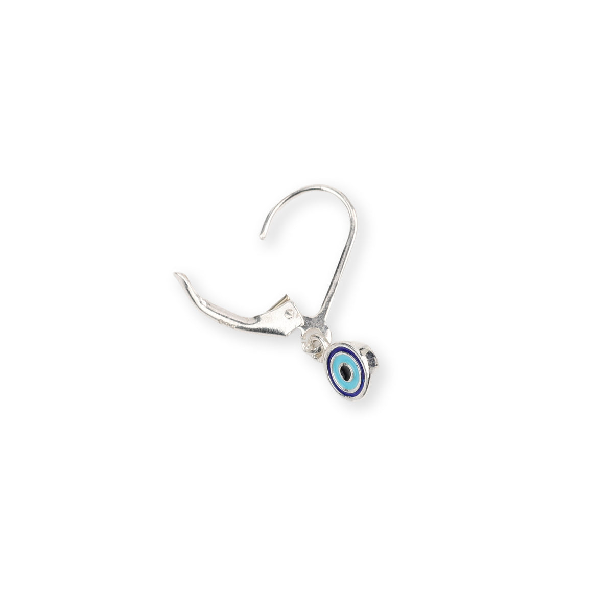 Enamel Evil Eye Dangler Earrings