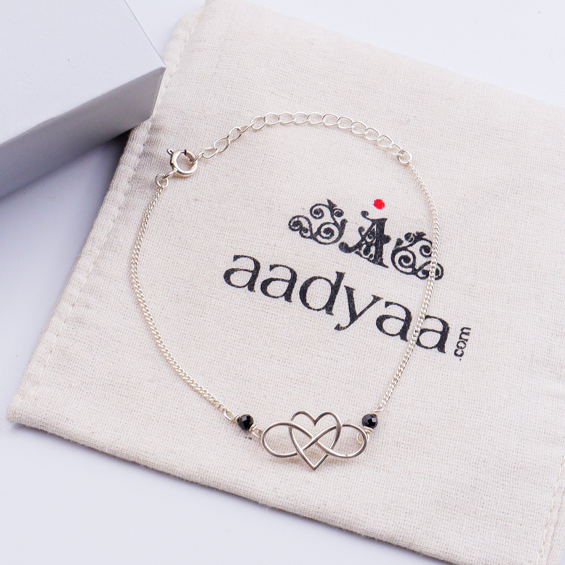 Love Infinity Chain Mangalsutra Bracelet