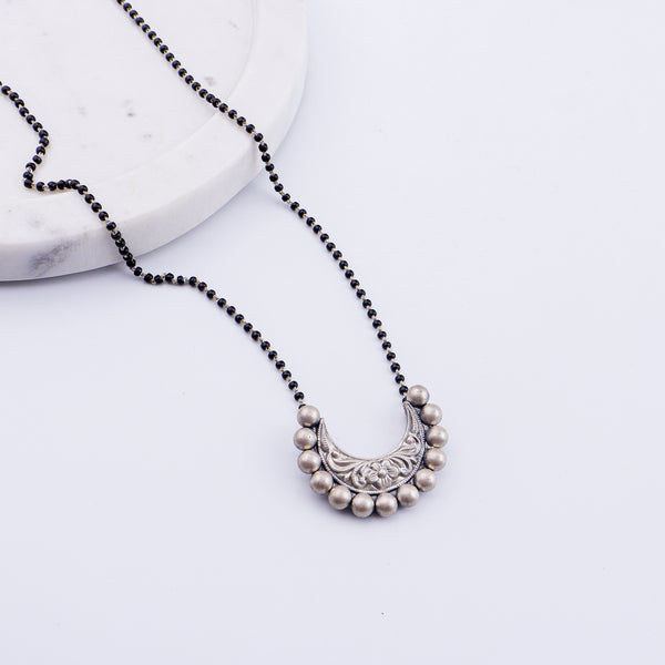 Silver Chandrakor Mangalsutra