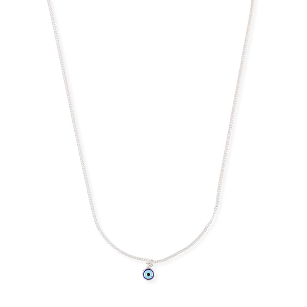 Sliver Evil Eye Necklace