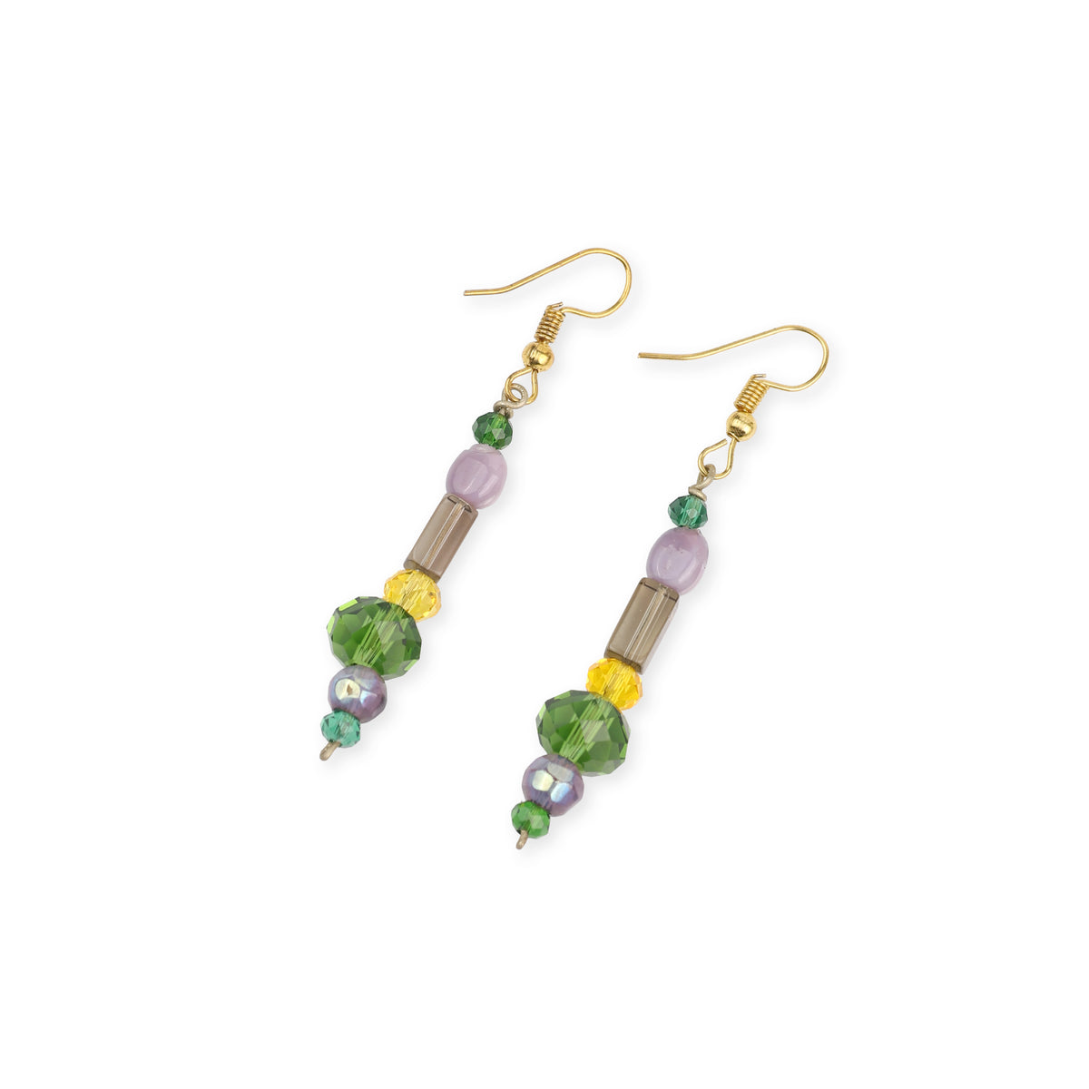 Multicolour Glass Bead Earrings