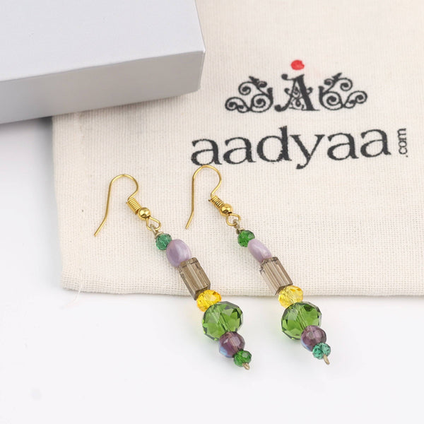 Multicolour Glass Bead Earrings