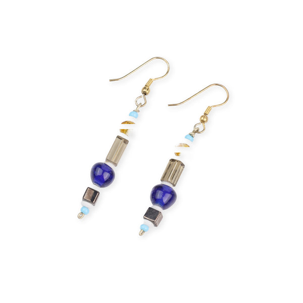 Multicolour Glass Bead Earrings