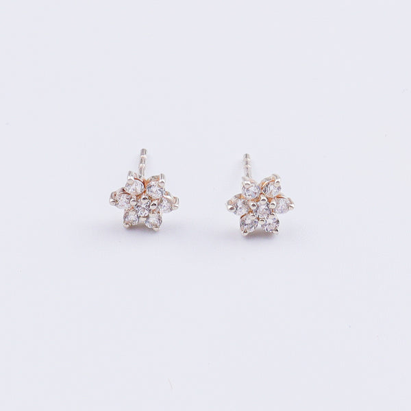 Big CZ Flower Mangalsutra Set | 92.5 Sterling Silver
