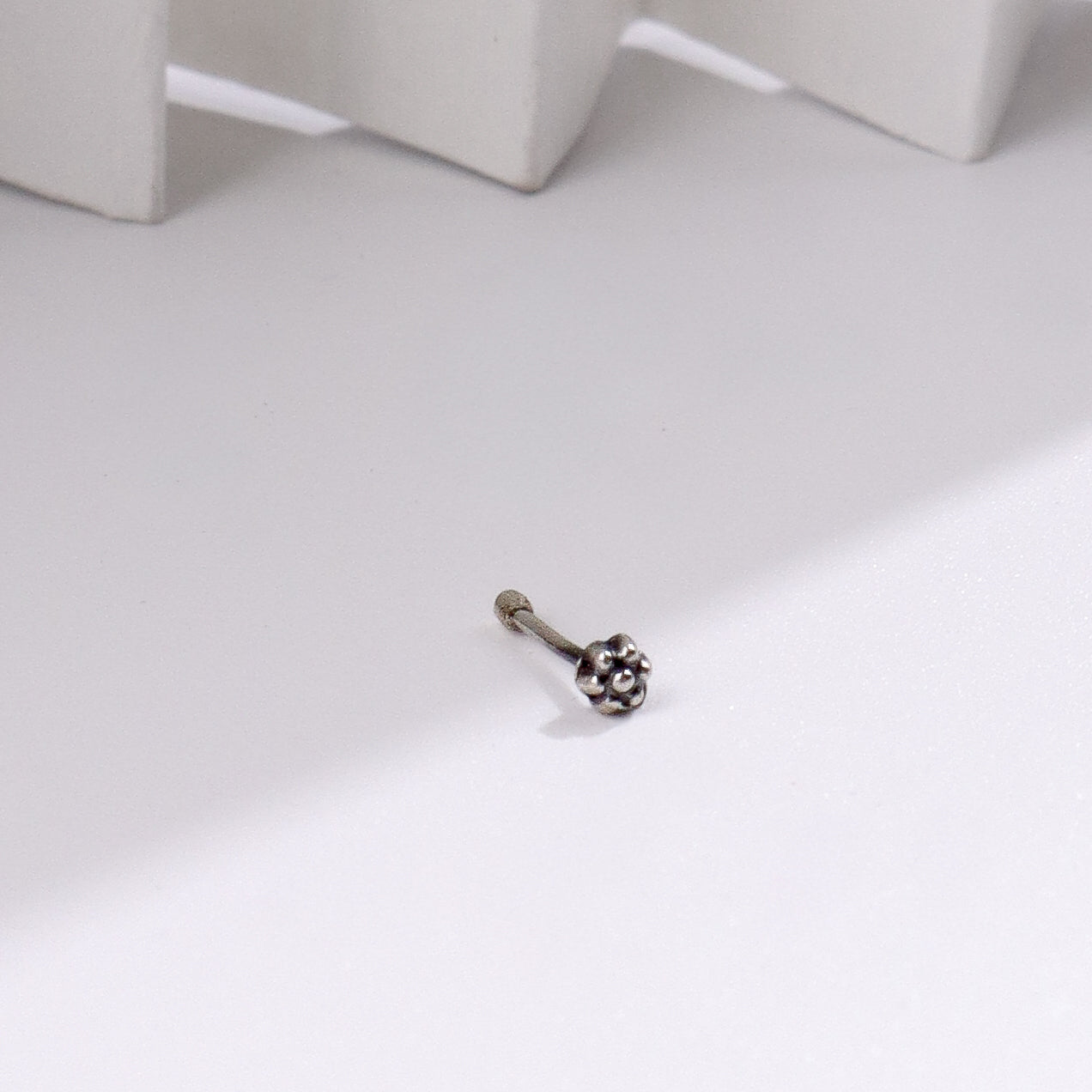Tiny Kudi Nose Pin | 92.5 Silver