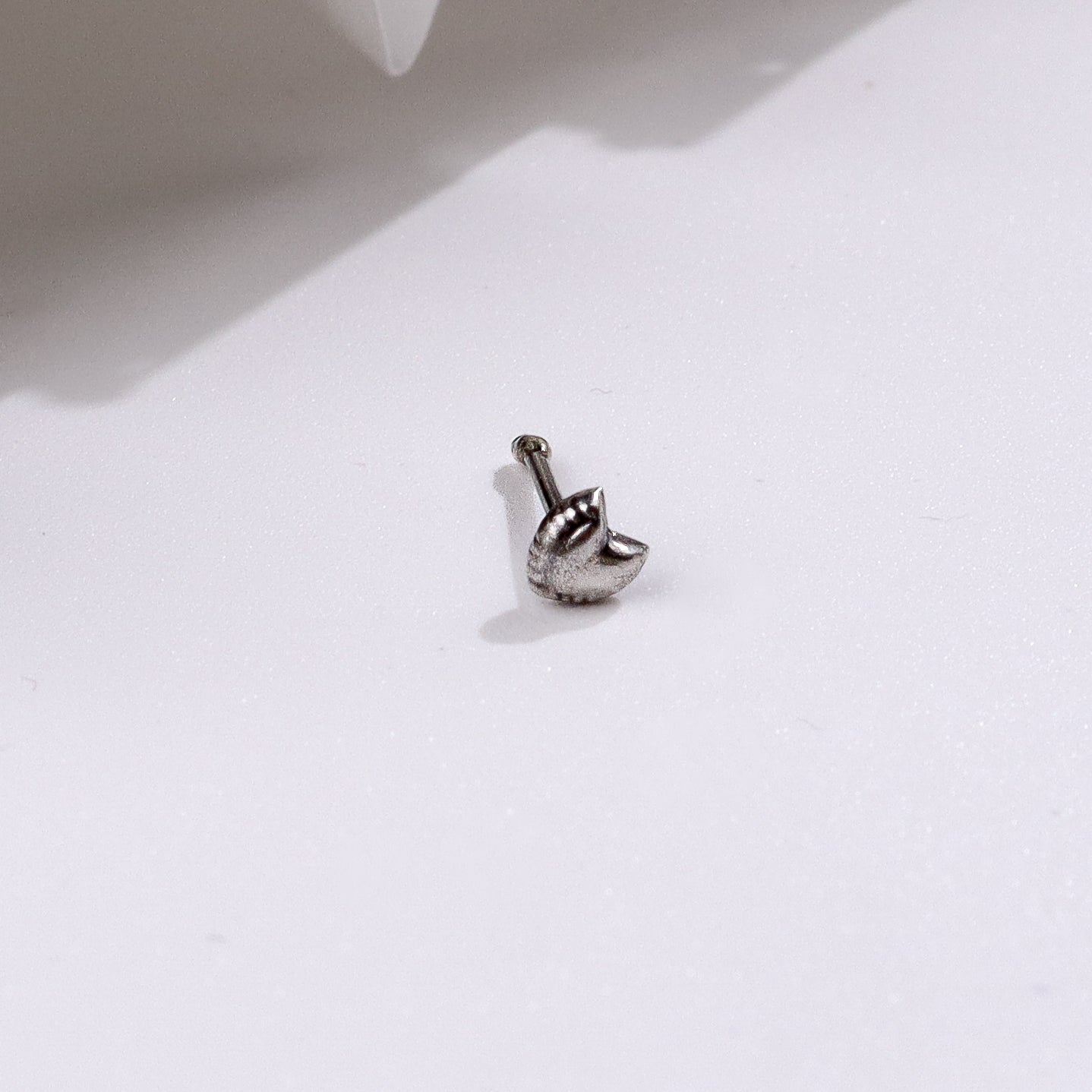 Tiny Heart Nose Pin | 92.5 Sterling Silver