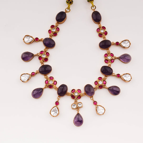 Flat-lay of 22K Gold-Plated Fashion Set with complementary gold-plated jewelry and elegant festive accessories