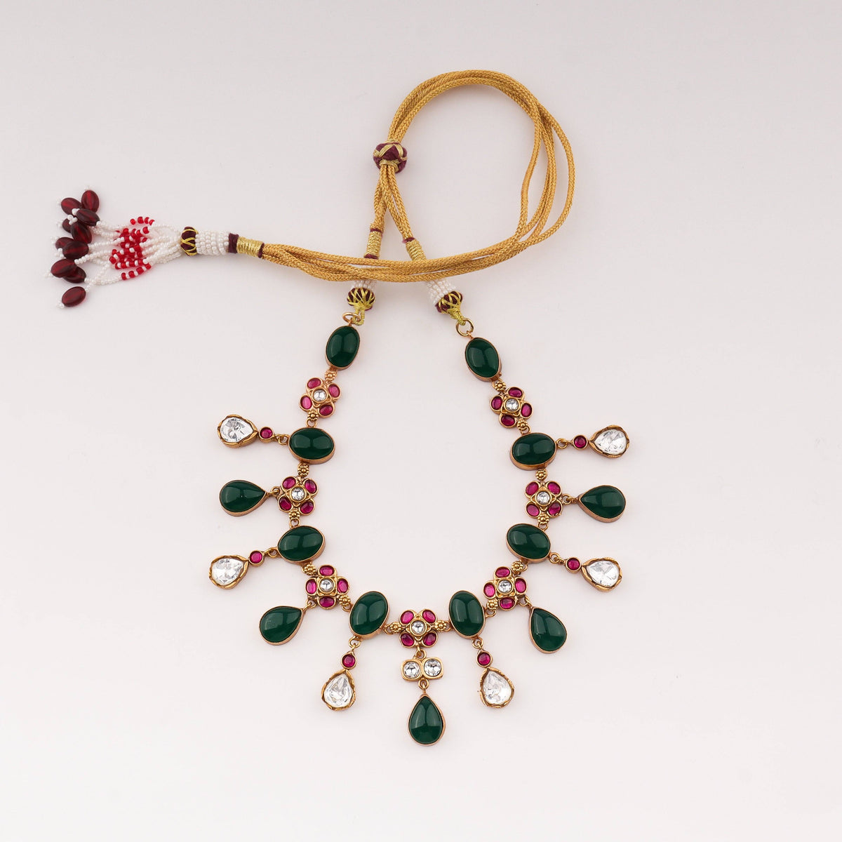 22K Gold Plated Fashion Set front view featuring an elegant coordinated design and premium 22K gold-plated finish