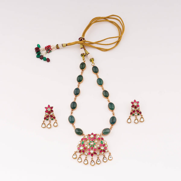 22K Gold-Plated Fashion Set front view featuring an elegant, coordinated design and premium 22K gold-plated finish