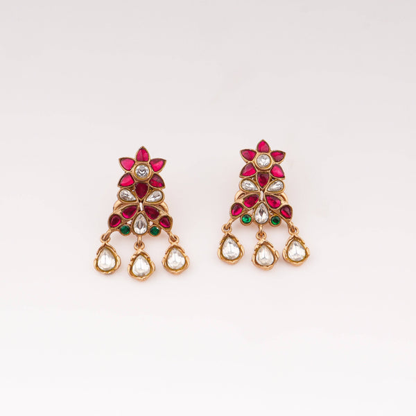 Close-up of 22K Gold-Plated Fashion Set showcasing intricate detailing, fine craftsmanship, and rich 22K gold plating