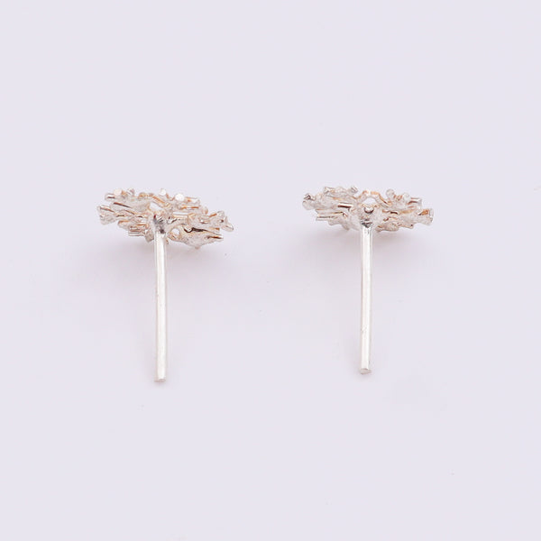 Sliver Snowflake Earrings