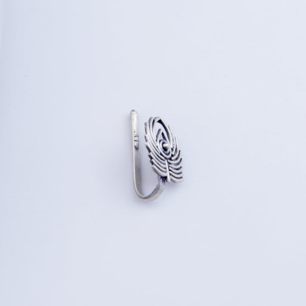 Peacock Feather Nose pin (Clip on)