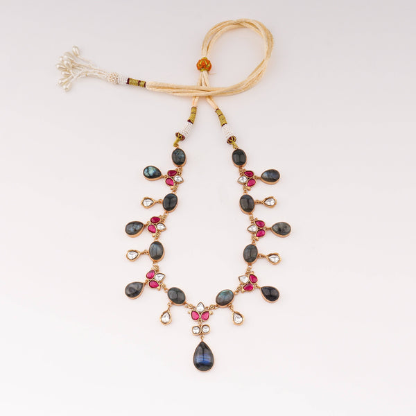 Flat-lay of 22K Gold-Plated Fashion Set with complementary gold-plated jewelry and elegant festive accessories