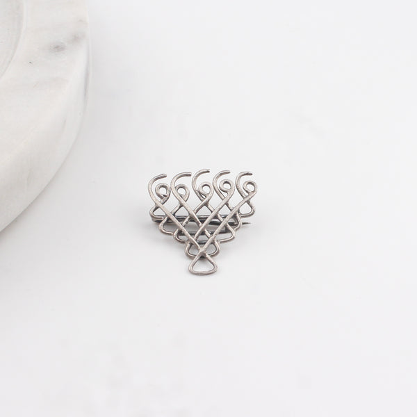 Saraswati Pin/Brooch : Small Motif