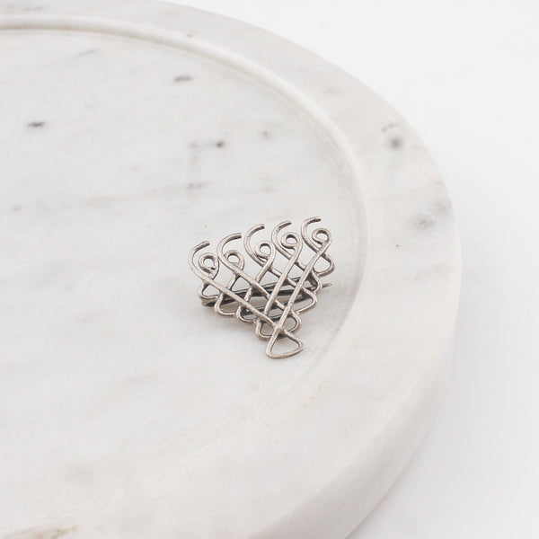 Saraswati Pin/Brooch : Small Motif