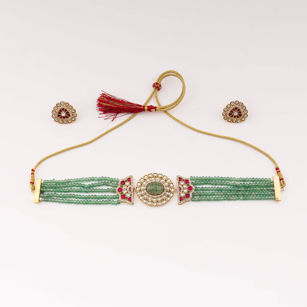 Detailed view of 22K gold-plated fashion sets highlighting intricate motifs, textured detailing, and premium 22K gold-plated finish
