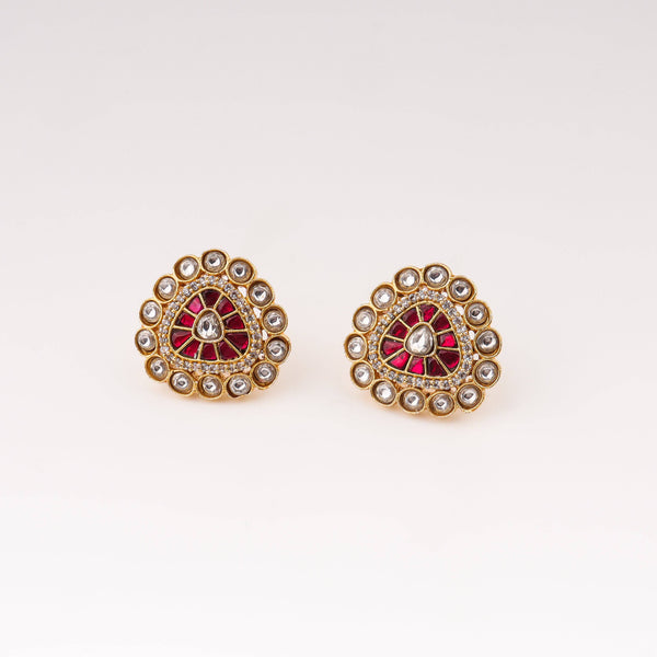 Close-up of 22K gold-plated fashion sets showcasing intricate detailing, fine craftsmanship, and rich 22K gold plating