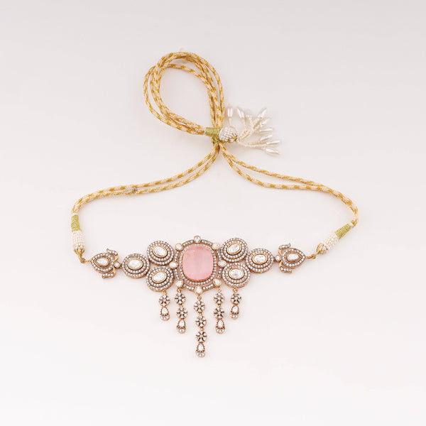 Flat-lay of 22K Gold Plated Fashion Set with complementary gold-plated jewellery and elegant festive accessories