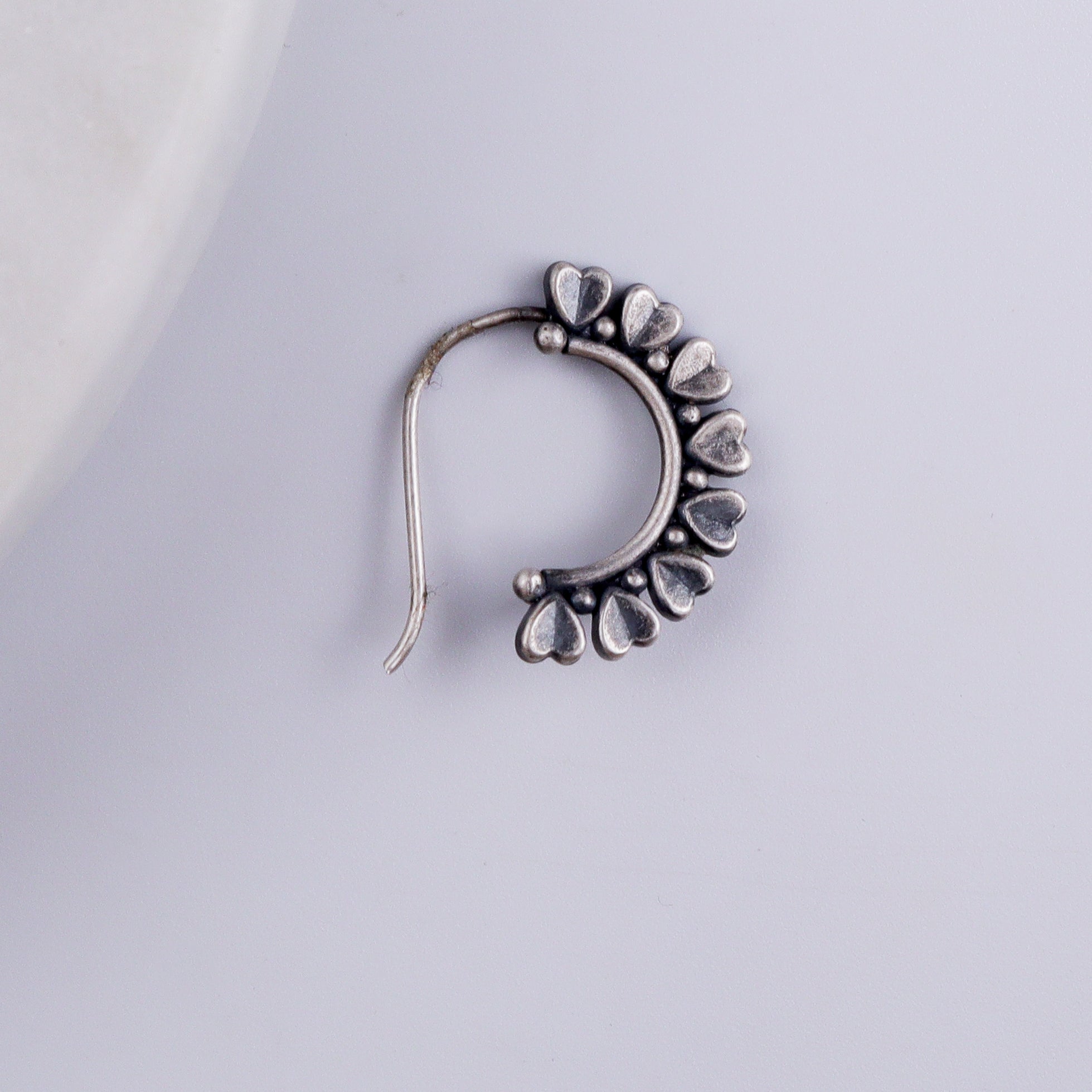 Silver Heart Nath (Left, Pierced)