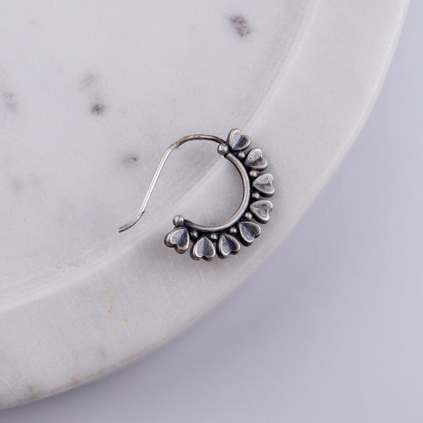 Silver Heart Nath (Left, Pierced)