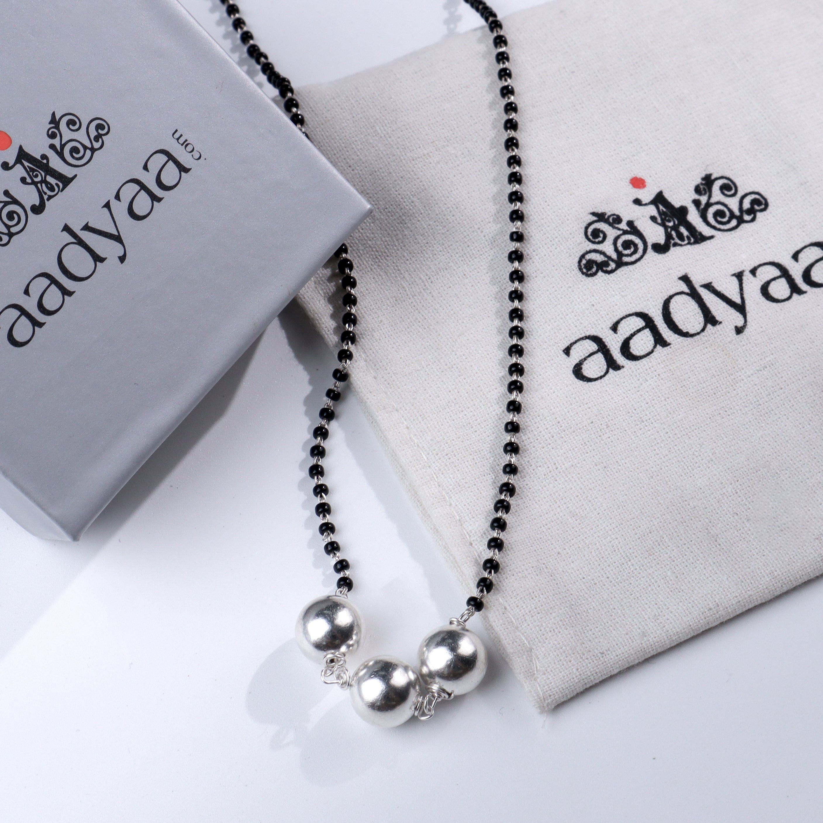 Classic Sarmanee Mangalsutra | 92.5 Sterling Silver