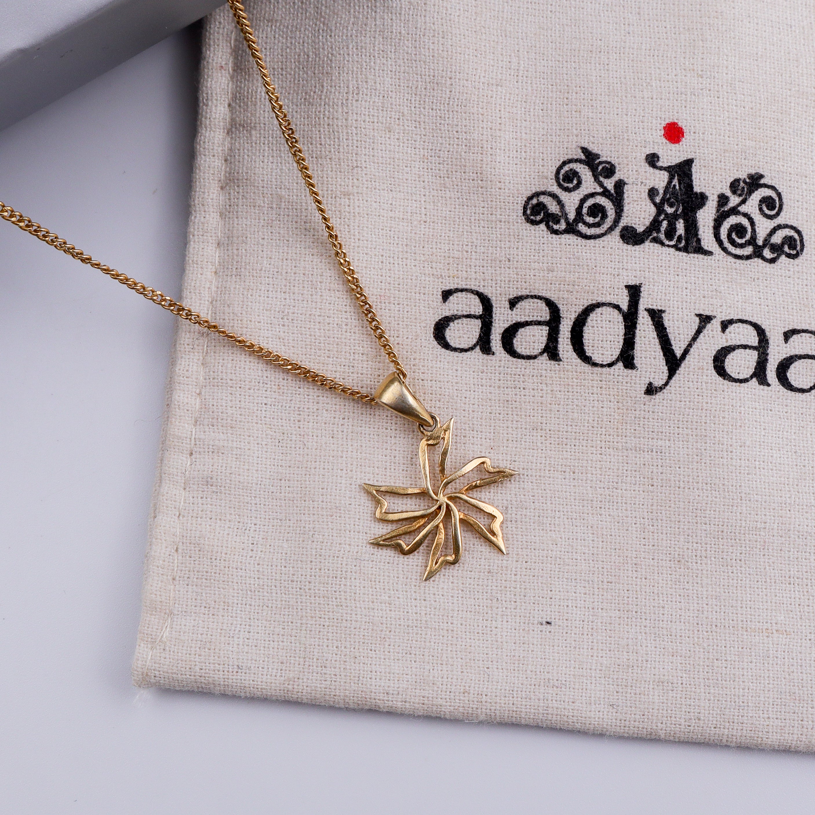Prajakta Charm Necklace | 92.5 Silver | 22K Gold Plated