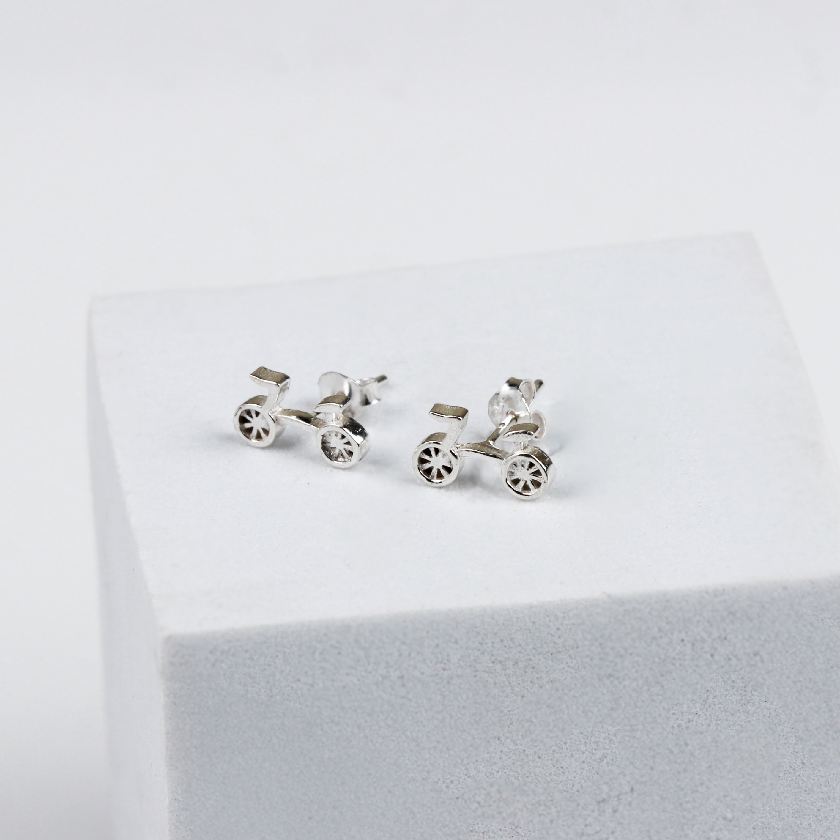 Silver Cycle Stud