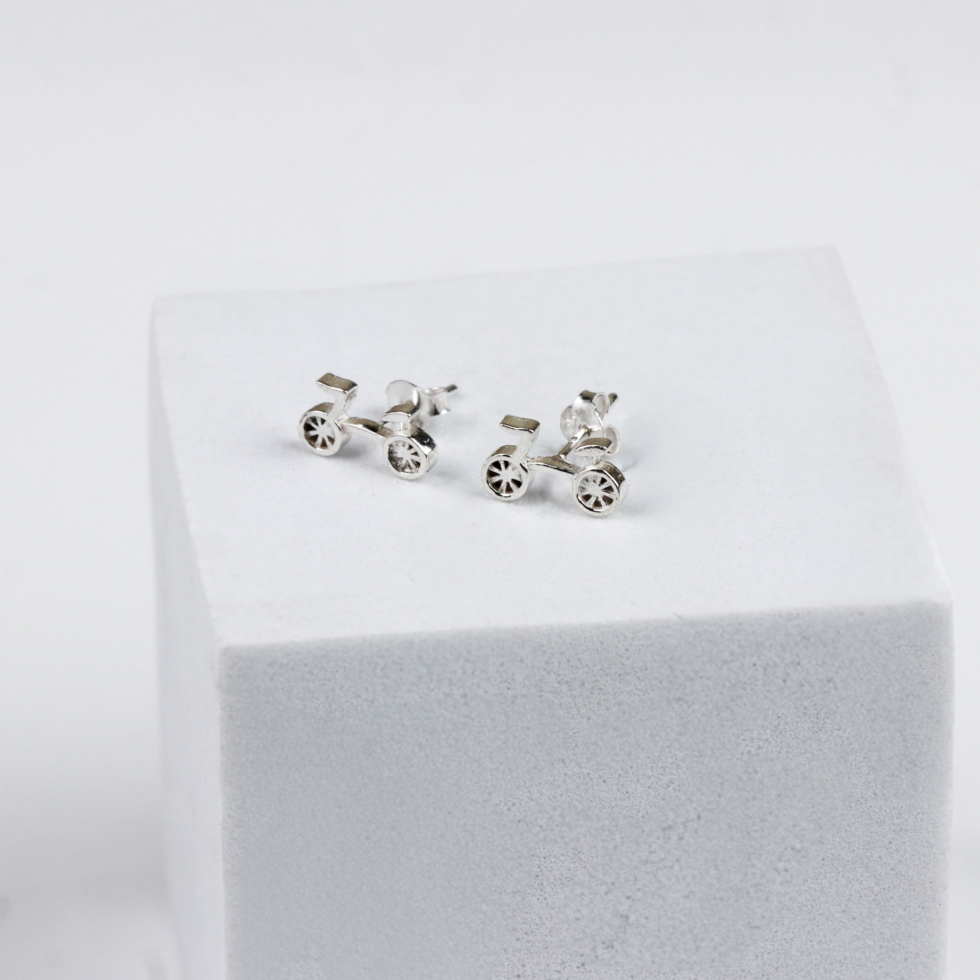 Silver Cycle Stud