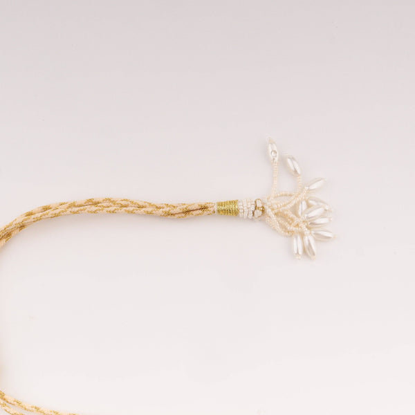 Angled view of 22K gold-plated fashion set highlighting its coordinated design, elegant structure, and polished gold finish