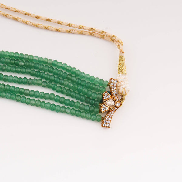 Close-up of 22K Gold Plated Fashion Set showcasing intricate detailing, fine craftsmanship, and rich 22K gold plating